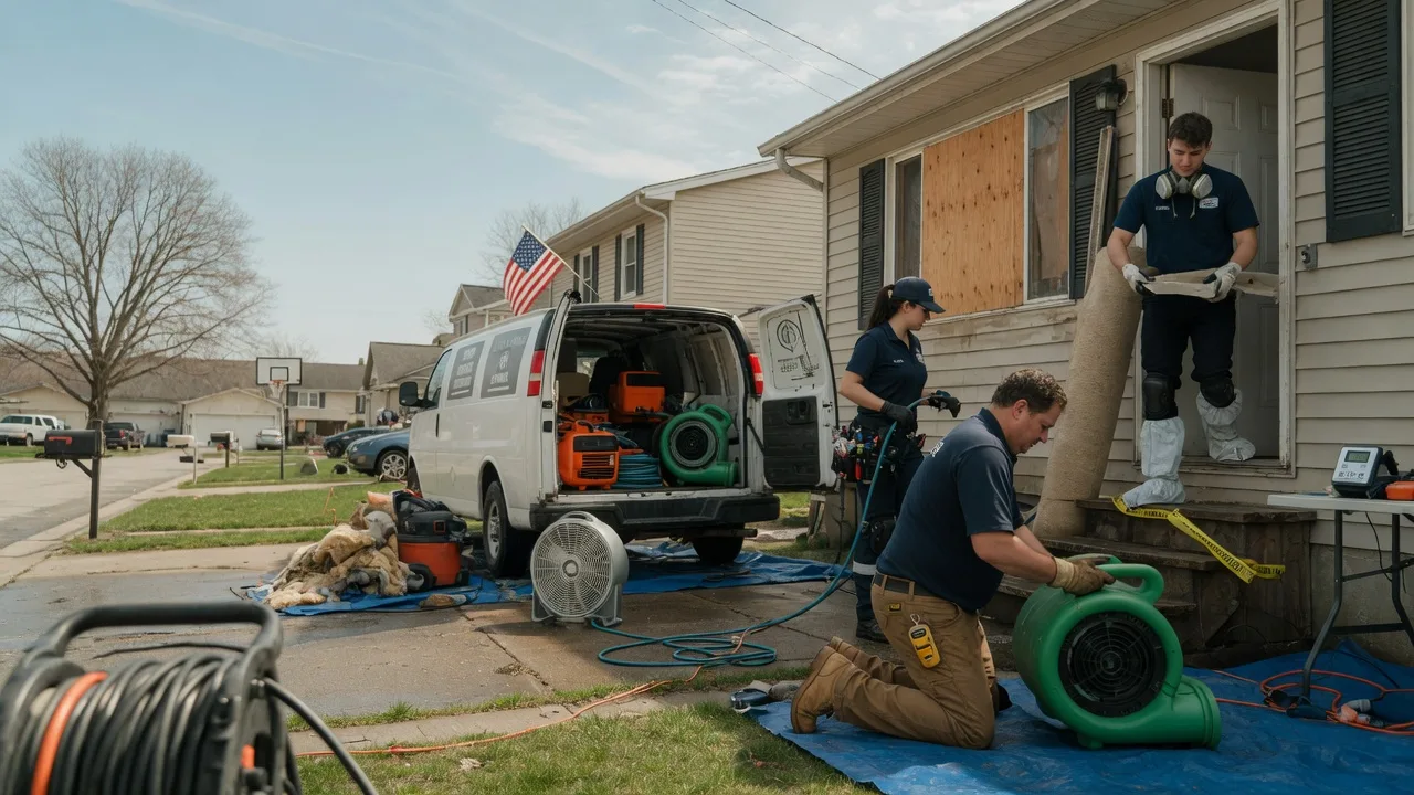 Water Damage Restoration in Long Island, KS near me
